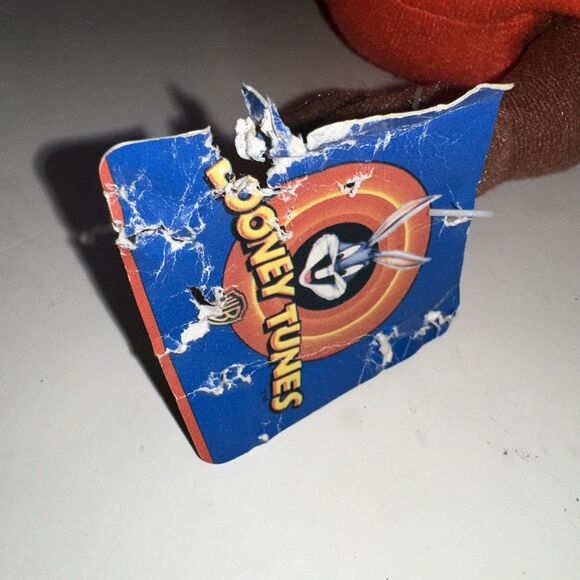 Vintage Taz Tasmanian Devil Halloween Pumpkin Stuffed Animal Plush, - Picture 6 of 10